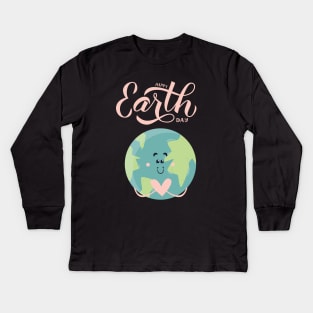 Happy Earth Day 2023 Kids Long Sleeve T-Shirt